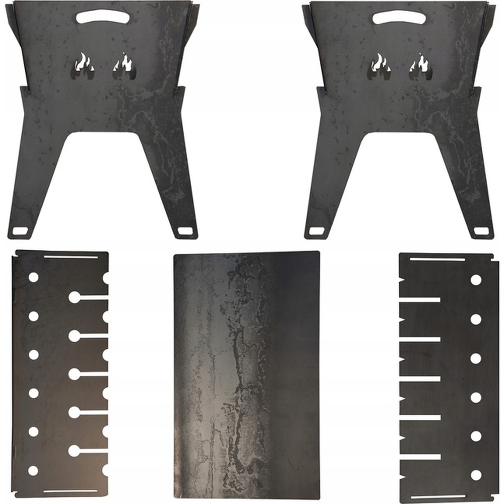 Мангал разборный 2 мм «Лист» с чехлом — изображение 5