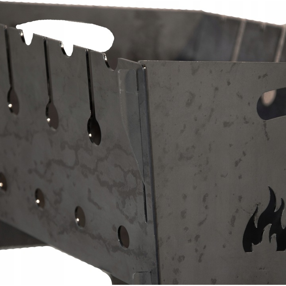 Мангал разборный 2 мм «Лист» с чехлом — изображение 6