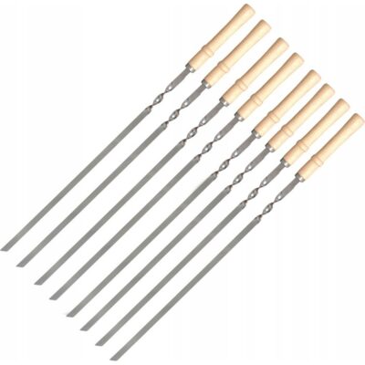Шампуры 8 шт 2 мм из нержавеющей стали